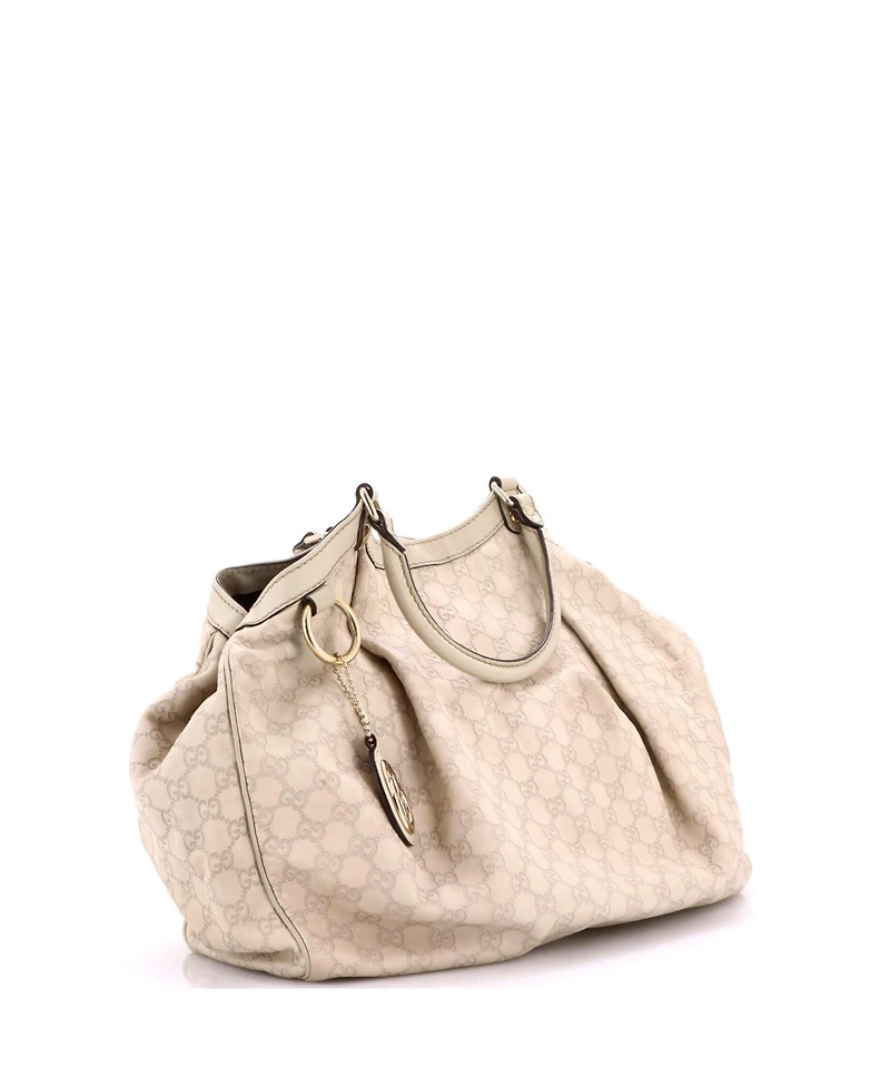 Pre-Owned Gucci Large Sukey Tote Guccissima Leather