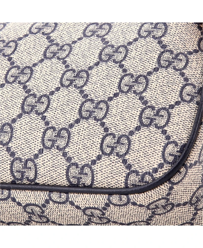 Pre-Owned Gucci Small Ophidia Charm Shoulder Bag Gg Coated Canvas