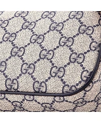 Pre-Owned Gucci Small Ophidia Charm Shoulder Bag Gg Coated Canvas