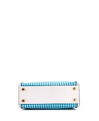 Pre-Owned Fendi Peekaboo Essentially Bag Woven Leather