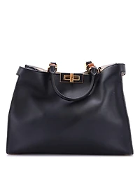 Pre-Owned Fendi Small Peekaboo X-Tote Leather