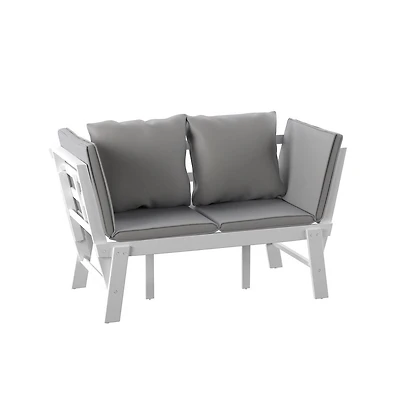 Augusta Home Holly and Martin Dolavon Outdoor Convertible Lounge Chair