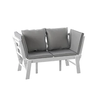Augusta Home Holly and Martin Dolavon Outdoor Convertible Lounge Chair