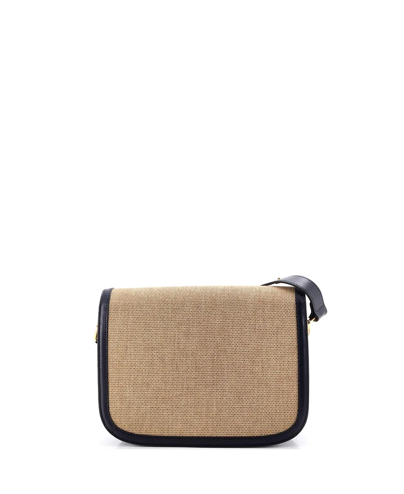 Pre-Owned Gucci Small Horsebit 1955 Shoulder Bag Canvas and Leather
