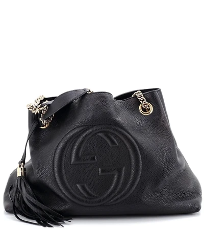 Pre-Owned Gucci Medium Soho Chain Strap Shoulder Bag Leather