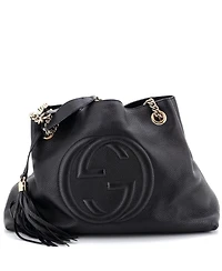 Pre-Owned Gucci Medium Soho Chain Strap Shoulder Bag Leather