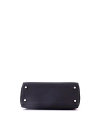 Pre-Owned HERMES Kelly 25 Handbag Black Togo with Palladium Hardware