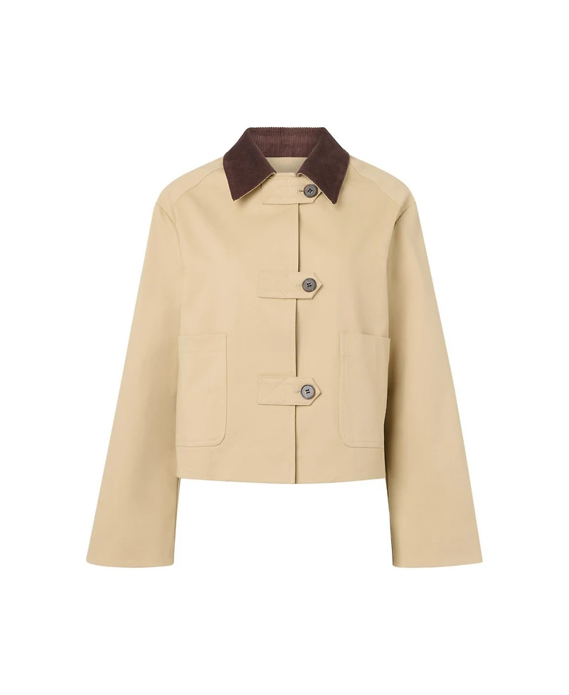 Whistles Women's Corduroy Collar Jacket