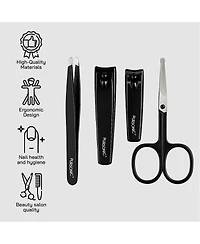 Pursonic The Ultimate Professional Nail Care Duo 4-Piece Precision Trimming Set and Professional Manicure and Pedicure Kit