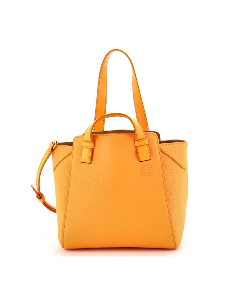Pre-Owned Loewe Small Hammock Nugget Bag Leather