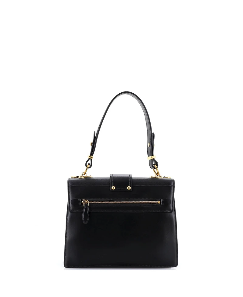 Pre-Owned Prada Medium Cahier Convertible Shoulder Bag City Calf and Saffiano