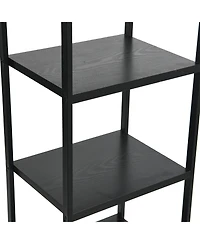 Household Essentials Jamestown 5 Shelf Open Storage Bookshelf