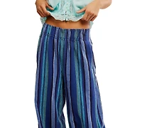 Free People Women's Days End Solar Stripe Wide-Leg Pants