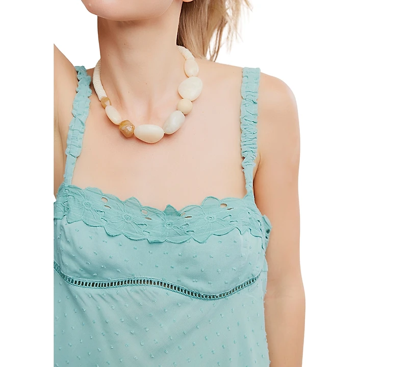 Free People Women's Viscose Little Love Tank Top