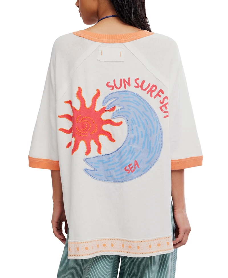 Free People Women's Giulia Oversized T-Shirt