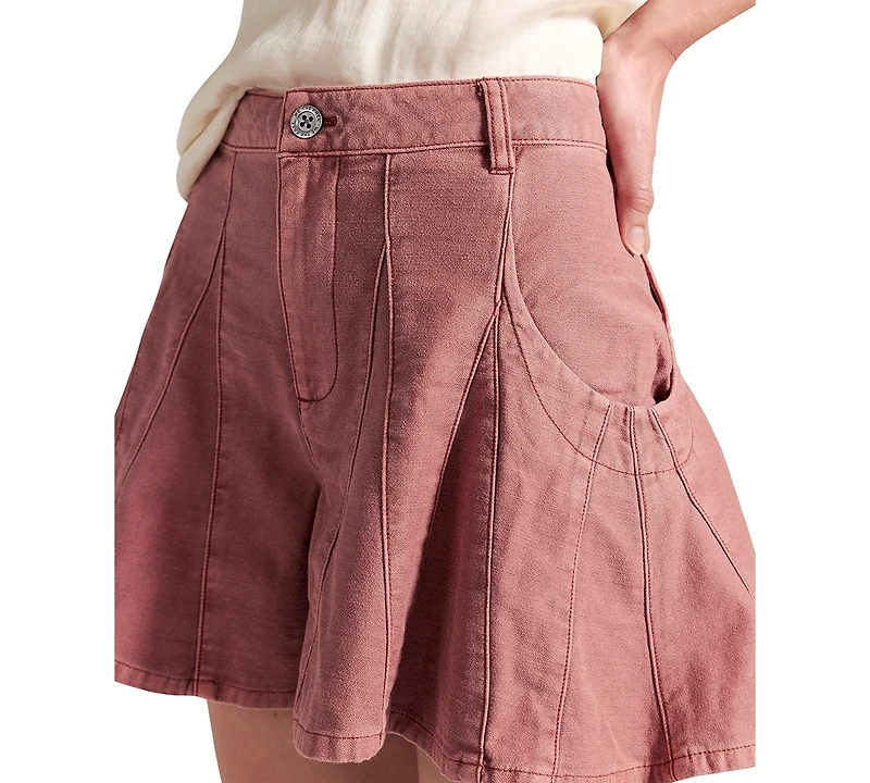 Free People Women's Song And Dance Mid-Rise Shorts