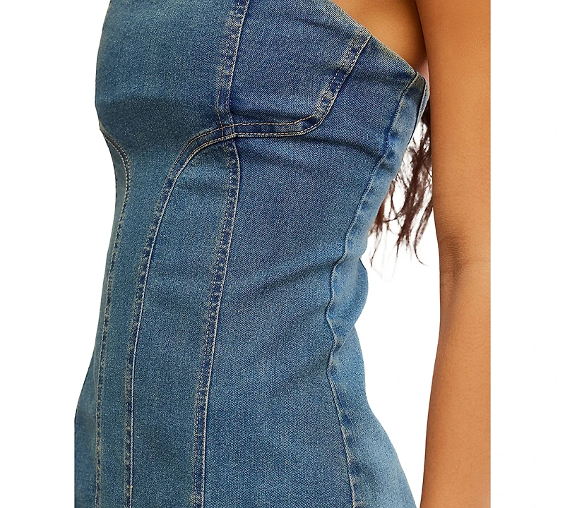 Free People Women's Alexa Strapless Mini Dress