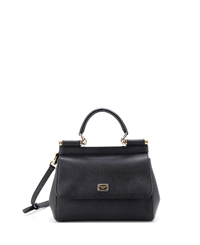Pre-Owned Dolce & Gabbana Small Miss Sicily Bag Leather
