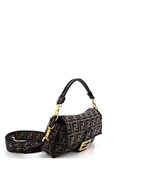 Pre-Owned Fendi Medium Baguette Nm Bag Zucca Canvas