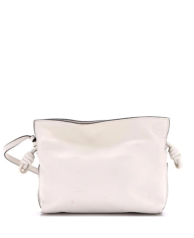 Pre-Owned Loewe Mini Flamenco Knot Clutch Leather