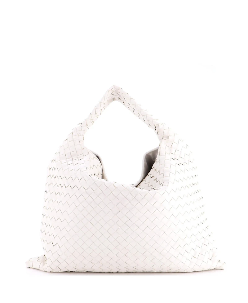Pre-Owned Bottega Veneta Large Hop Hobo Intrecciato Leather