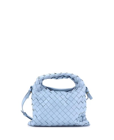 Pre-Owned Bottega Veneta Mini Hop Top Handle Bag Intrecciato Nappa