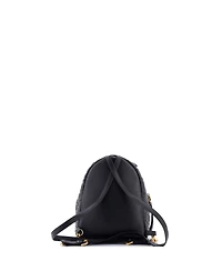 Pre-Owned Fendi Mini By The Way Backpack Zucca Embossed Leather