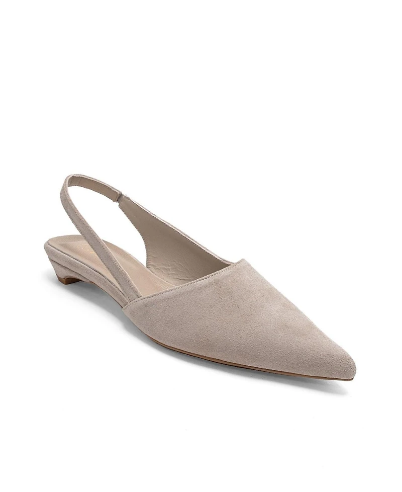 Forever & Always Women's Shoes Berlina Leather Slingback Pump