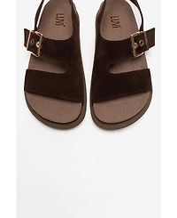 Forever & Always Shoes Women's Jalven Leather Sandal