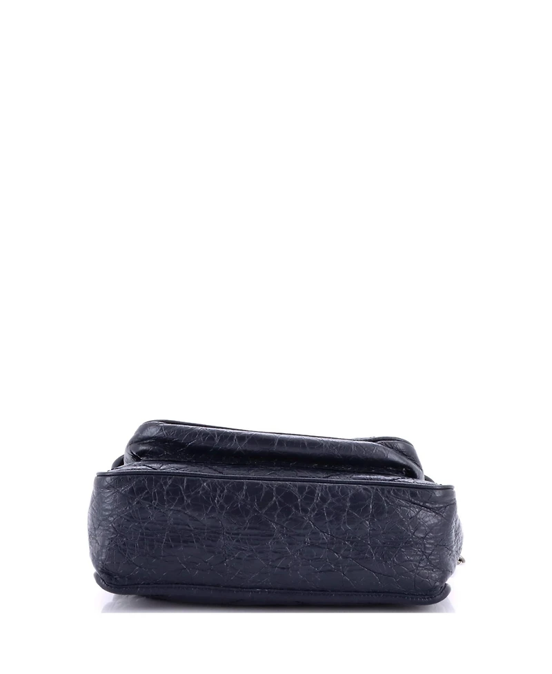 Pre-Owned Saint Laurent Medium Niki Chain Flap Bag Matelasse Chevron Leather