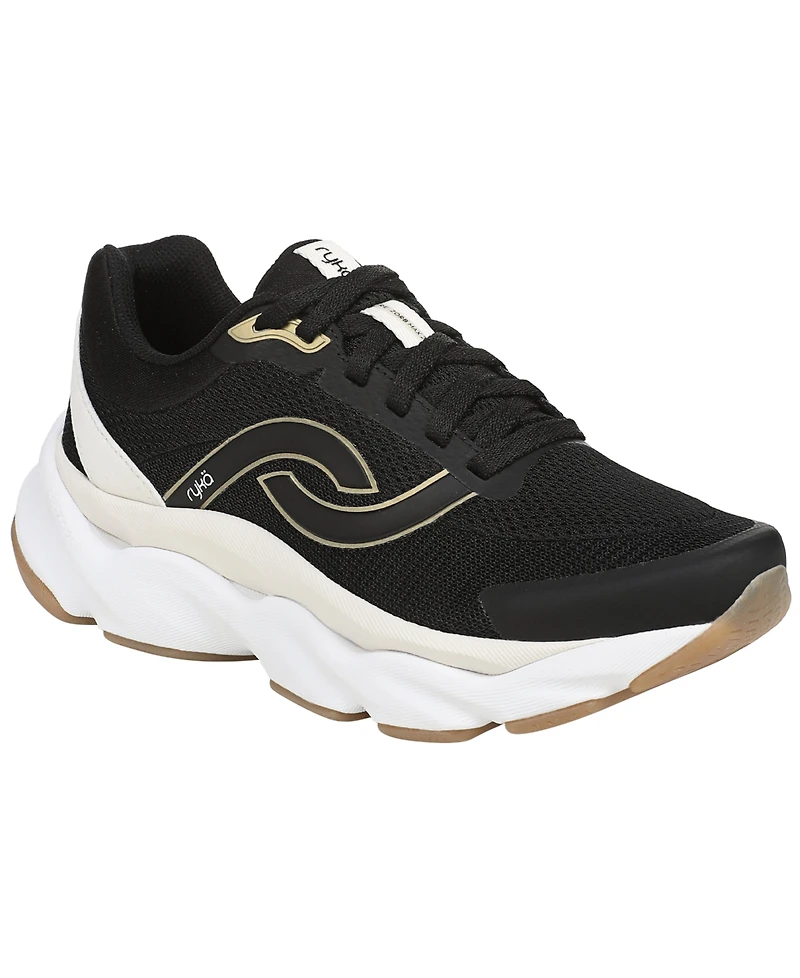Ryka Women's Rezorb Max Walking Lace-Up Sneakers