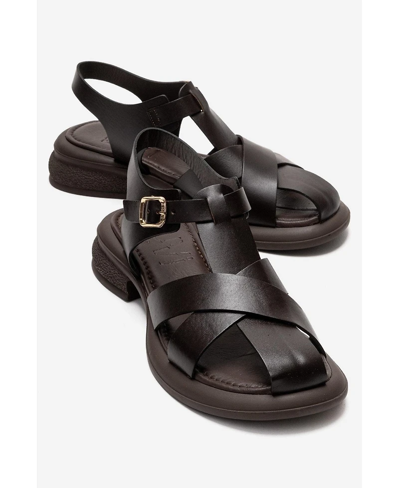 Forever & Always Women's Shoes Guido Leather Sandal