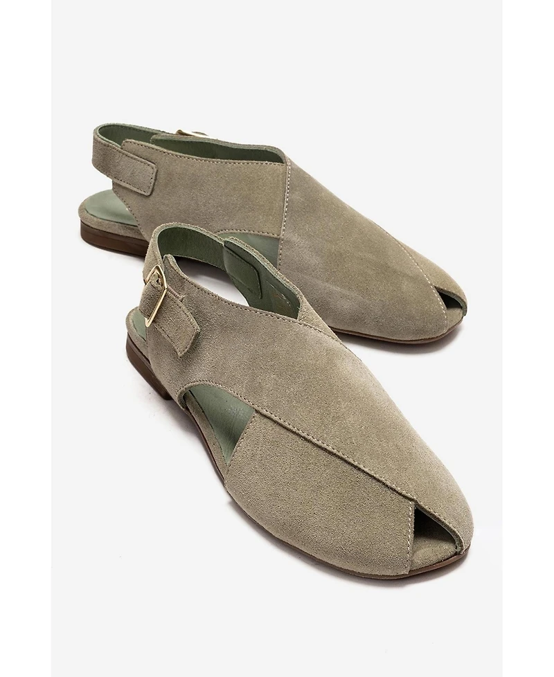Forever & Always Shoes Women's Monaro Leather Sandal
