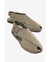 Forever & Always Shoes Women's Monaro Leather Sandal