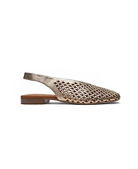 Forever & Always Shoes Women's Delizia Leather Slingback Shoe