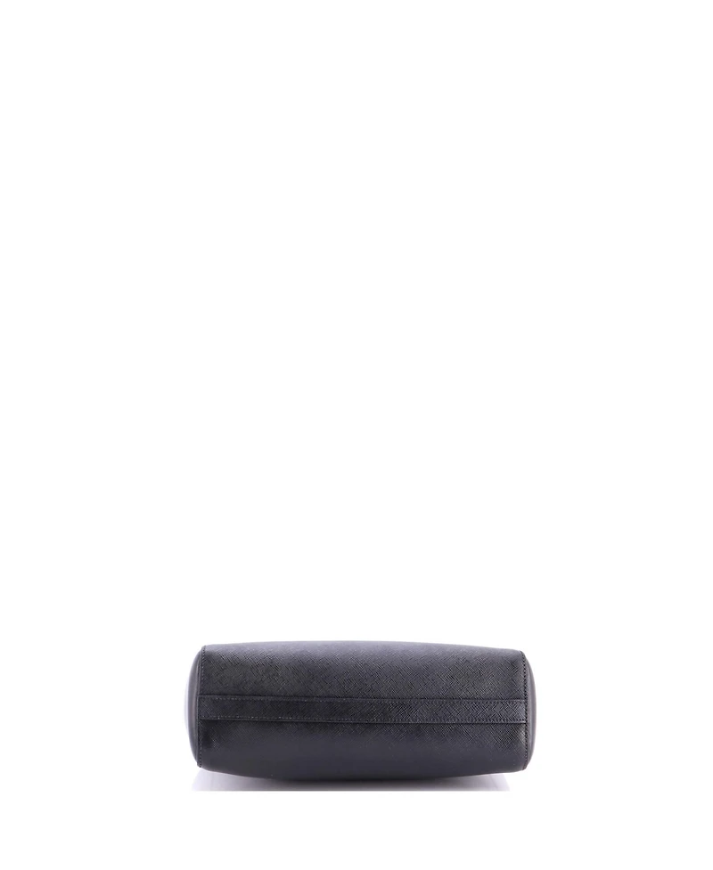Pre-Owned Prada Small Convertible Zip Tote Saffiano Leather