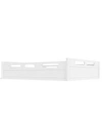 Streamdale Furniture Platform Bed with Guardrails, Low Profile, No Box Spring Needed
