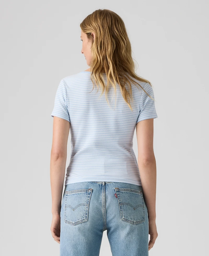 Levi's Women's Austen Button-Up Short-Sleeve Top