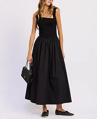 En Saison Women's Sloane Asymmetric Neck Maxi Dress