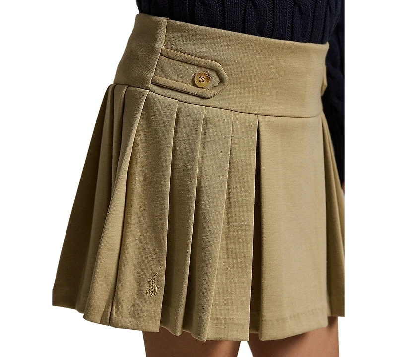 Polo Ralph Lauren Toddler & Little Girls Pleated Ponte Skort