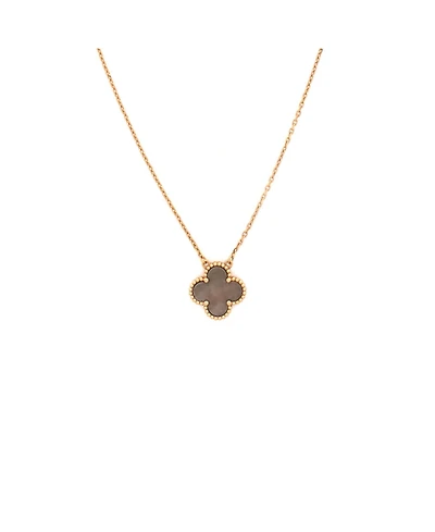 Pre-Owned Van Cleef & Arpels Vintage Alhambra Pendant Necklace
