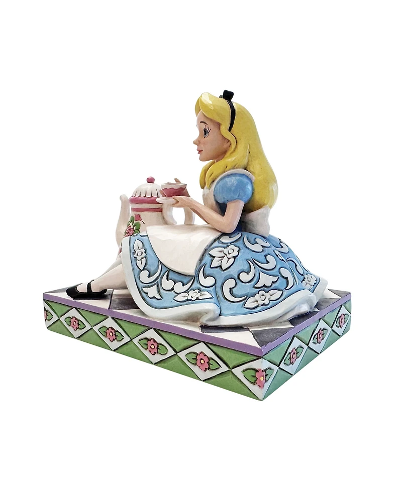 Jim Shore Disney Traditions Alice with Teapot