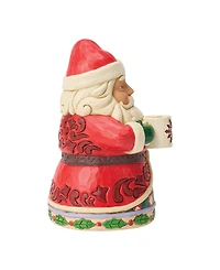 Jim Shore Heartwood Creek Fig Santa Drinking Hot Cocoa