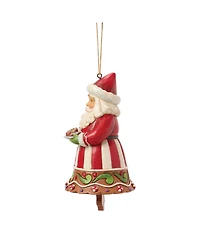 Jim Shore Heartwood Creek Gingerbread Santa Bell