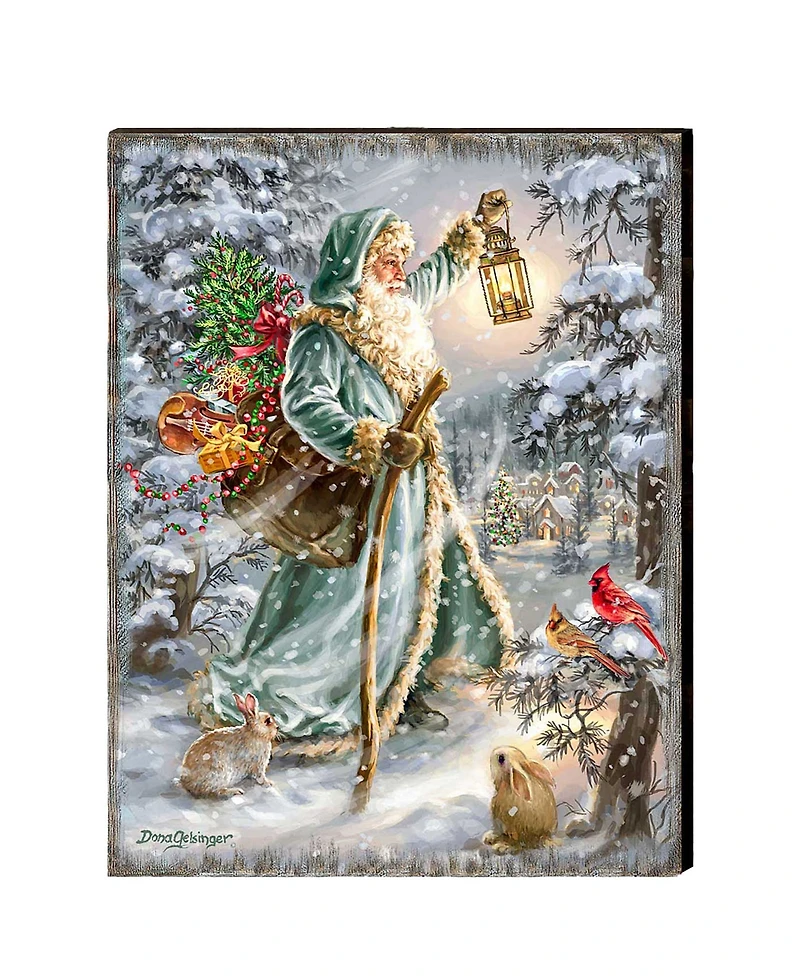 Designocracy Saint Nicholas Holiday Wall Art