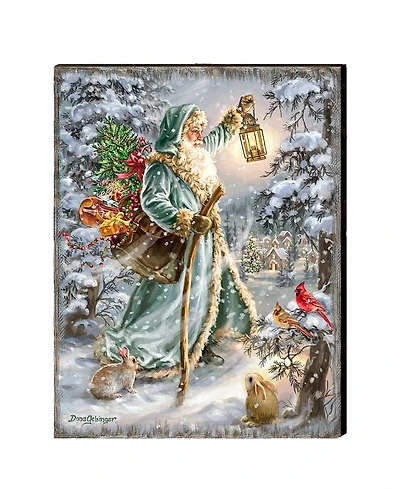Designocracy Saint Nicholas Holiday Wall Art