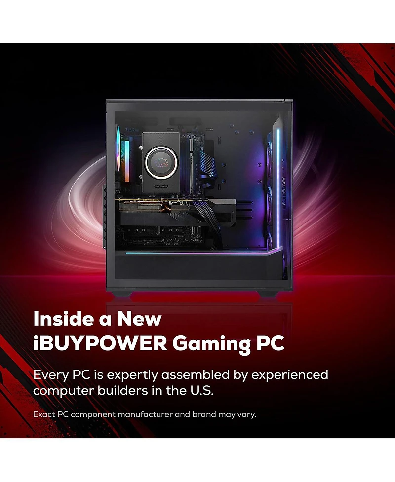 iBUYPOWER Slate SBI5N56T01 Gaming Desktop Computer, Intel Core Ultra 5 250KF Plus 4.2GHz, 16GB Ram, 1TB Ssd, Nvidia GeForce Rtx 5060Ti 8GB, Windows 11