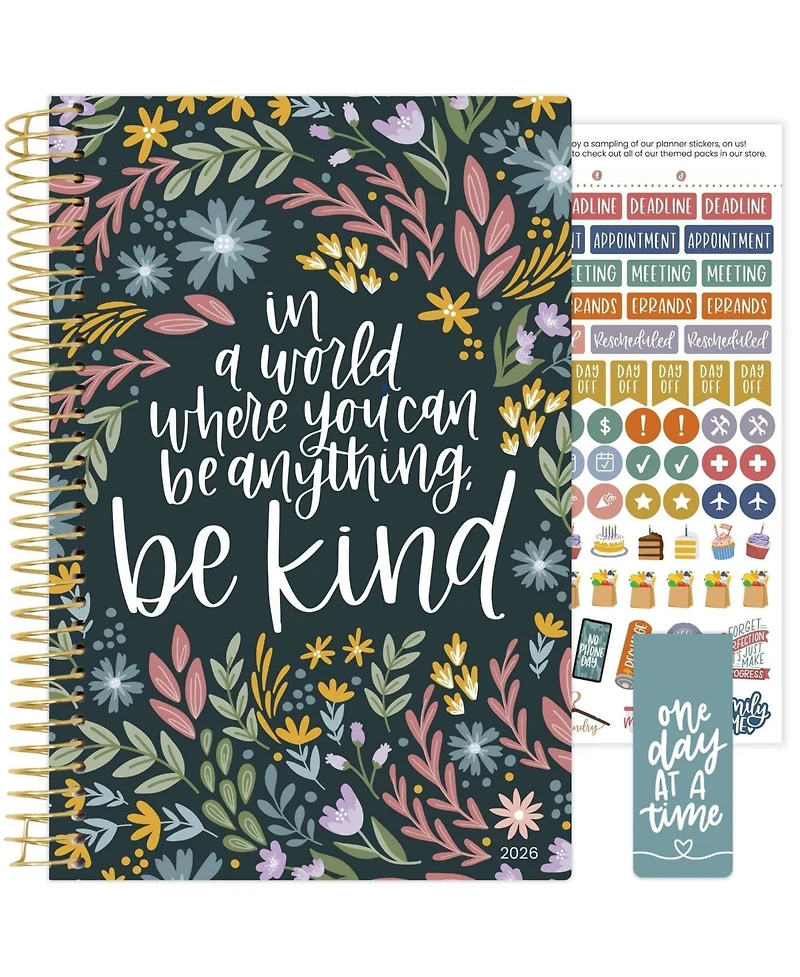 Gnuadz 2026 Planner Weekly Monthly Agenda Stickers Bookmark