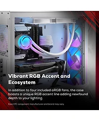 iBUYPOWER Slate SWI7N56T02 Gaming Desktop Computer, Intel Core Ultra 7 265F 2.4GHz, 32GB Ram, 2TB Ssd, Nvidia GeForce Rtx 5060Ti 8GB, Windows 11 Home