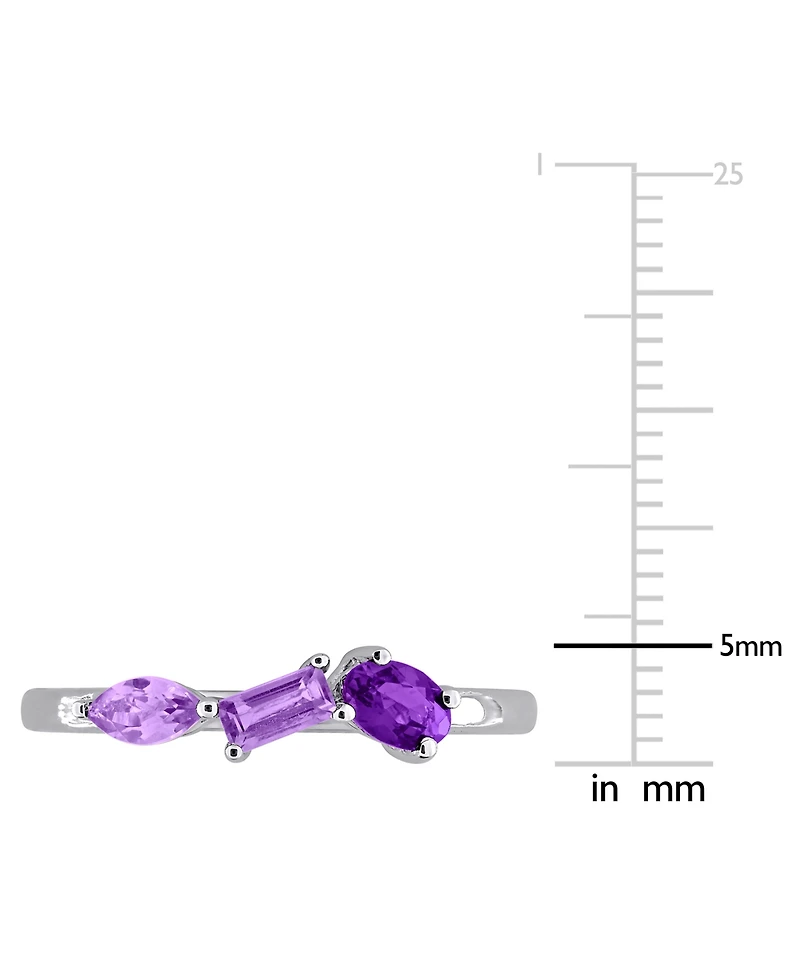 Macy's Amethyst (5/8 ct. t.w.) Ring Sterling Silver (Also Available Blue Topaz, Rhodolite)